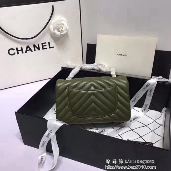 香奈兒CHANEL 升級版V線1116小羊皮肩背斜跨鏈條包 DSC1243